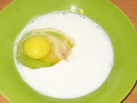 яйцо в молоке